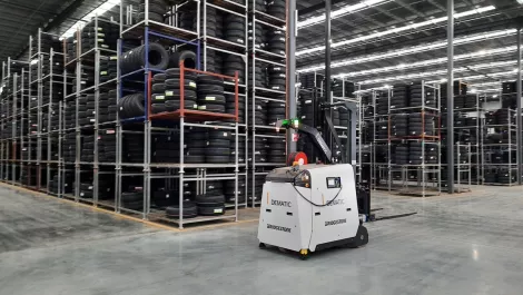 Bridgestone Australia uses Dematic's AGVs to optimise warehouse operations