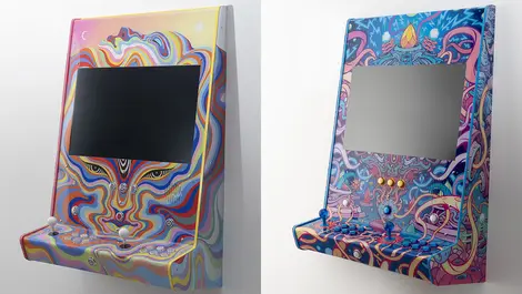 Retro arcade machines reimagined as art in Ponsonby