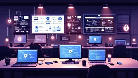 Corporate it control room endpoint security zero trust monitoring